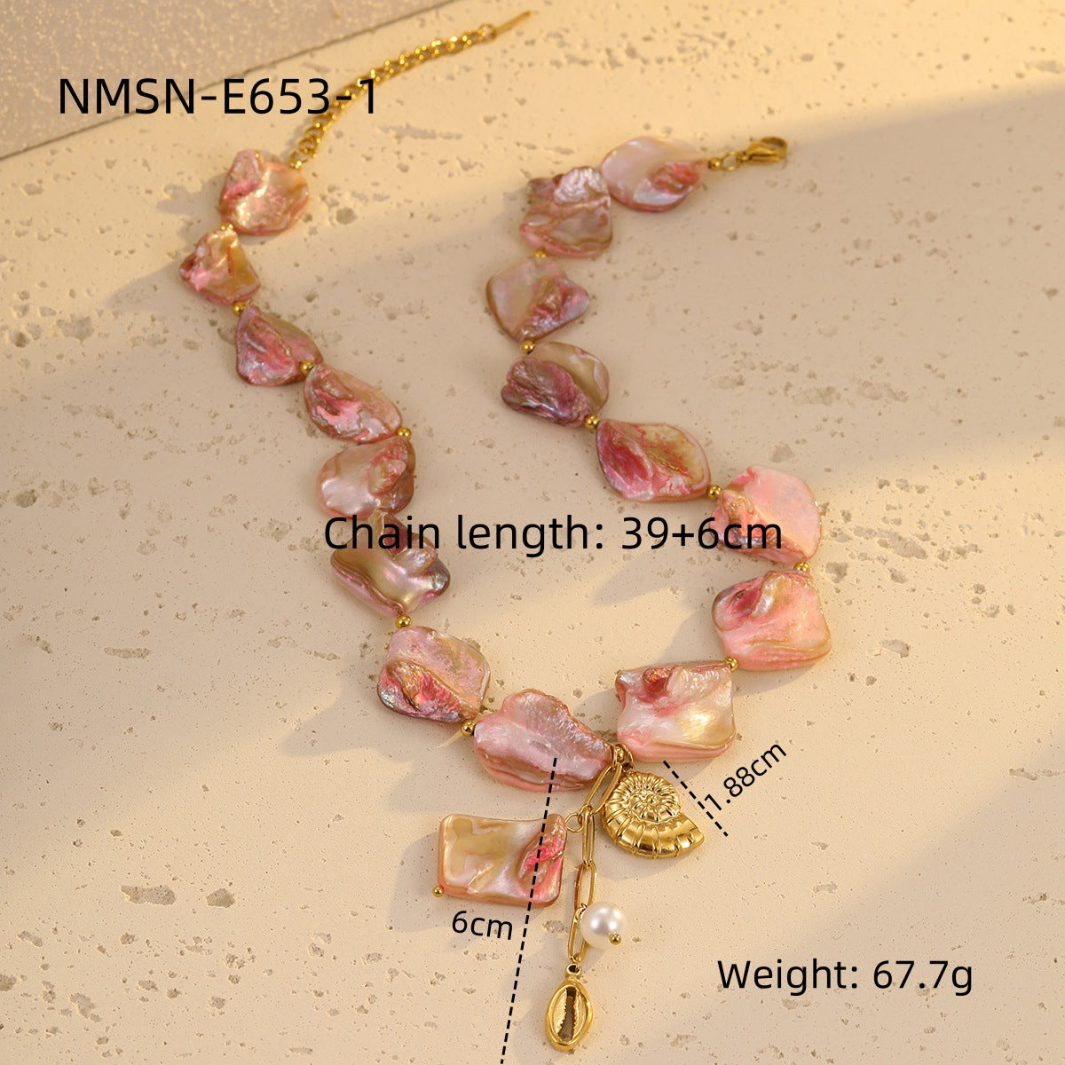 Wholesale Ocean Series Holiday Style Necklace Bracelet Earrings Summer Jewelry